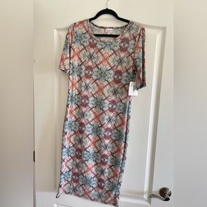 LuLaRoe dress, Julia style, size M. Never worn, brand new with tags.